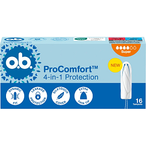 o.b. ProComfort tampony super 16 kusů