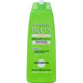 Garnier Fructis Svěží Mentol proti lupům šampon pro rychle se mastící vlasy 250 ml