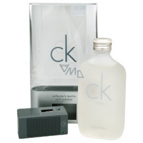 Calvin Klein One toaletní voda pro muže 100 ml + reproduktor k MP3 přehrávači, unisex dárková sada