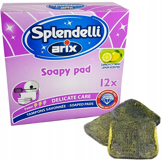Arix Drátěné napuštěné polštářky, citronová vůně 12 kusů