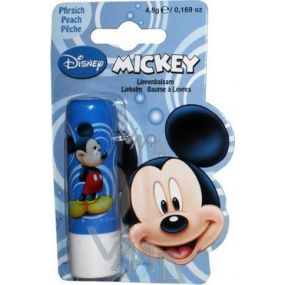 Disney Mickey Mouse balzám na rty 4,8 g s příchutí broskve
