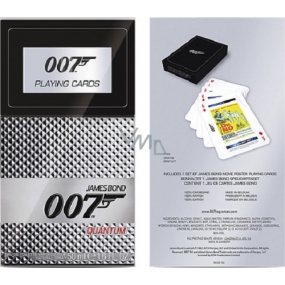 James Bond 007 Quantum toaletní voda 50 ml + hrací karty, dárková sada