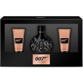 James Bond 007 for Woman parfémovaná voda pro ženy 50 ml + sprchový gel 50 ml + tělové mléko 50 ml, dárková sada