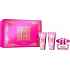 Versace Bright Crystal Absolu parfémovaná voda pro ženy 50 ml + sprchový gel 50 ml + tělové mléko 50 ml, dárková sada