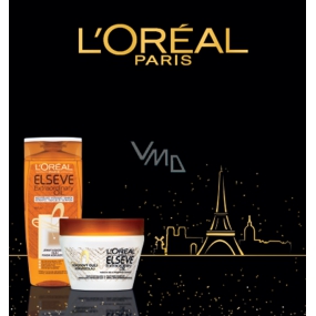 Loreal Paris Elseve Extraordinary Oil Kokosový olej šampon pro normální až suché, nepoddajné vlasy 250 ml + Huile Extraordinaire Coco maska na vlasy 300 ml, kosmetická sada