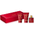 Versace Eros Flame parfémovaná voda pro muže 5 ml + balzám po holení 25 ml + sprchový gel 25 ml, dárková sada miniatur