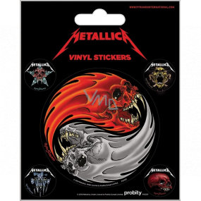 Epee Merch Metallica Vinylové samolepky 5 kusů