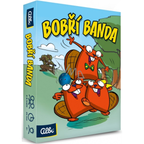 Albi Bobří banda karetní společenská hra, věk 6+