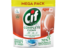Cif All in 1 Regular tablety do myčky nádobí 70 kusů