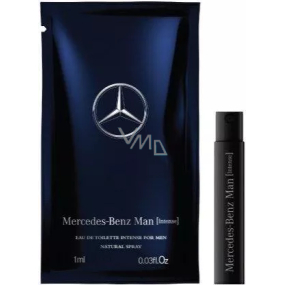 Mercedes-Benz Men Intense toaletní voda pro muže 1 ml s rozprašovačem, vialka