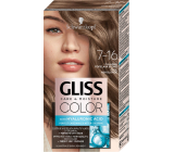Schwarzkopf Gliss Color barva na vlasy 7-16 Chladná popelavá blond 2 x 60 ml