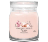 Yankee Candle Pink Sands - Růžové písky vonná svíčka Signature střední sklo 2 knoty 368 g