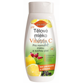 Bione Cosmetics Vitamin C tělové mléko pro normální, zralou a suchou pokožku 400 ml