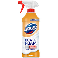 Domestos pěnový čistič toalet a koupelen Power Foam Citrus Blast, 435 ml