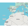 Charm Sterlingové stříbro 925 Portugalsko vlajka - houpající se mapa, přívěsek na náramek cestování