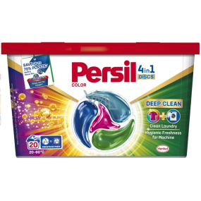 Persil Color Discs Deep Clean 4v1 kapsle na praní univerzální 20 dávek
