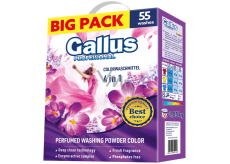Gallus Color Box 4v1 prací prášek na barevné prádlo 55 dávek 3,05 kg