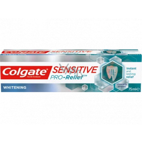 Colgate Sensitive Pro Relief Whitening zubní pasta s bělicím účinkem 75 ml