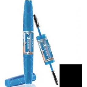 Astor 3 Style voděodolná řasenka odstín černá 2x4 ml