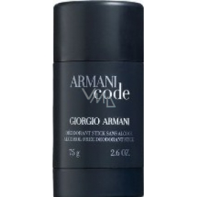 Giorgio Armani Code Men deodorant stick pro muže 75 ml