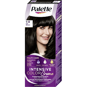Schwarzkopf Palette Intensive Color Creme, barva na vlasy, N1 černá, 50 ml