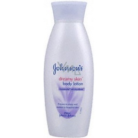 Johnsons Dreamy Skin tělové mléko s relaxační vůní pro lepší spánek 250 ml