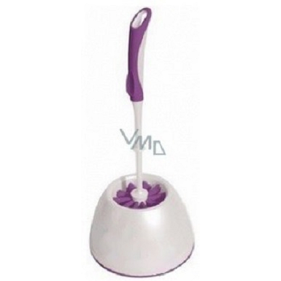 Clanax Wc souprava kartáč průměr 85 mm, plastový kryt, různé barvy 1 kus 6405