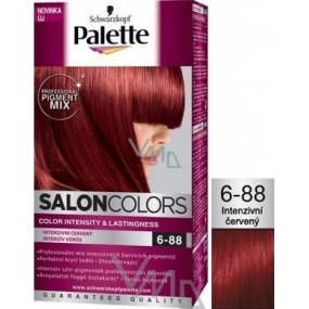 Schwarzkopf Palette Salon Colors barva na vlasy odstín 6-88 Intenzivní červená