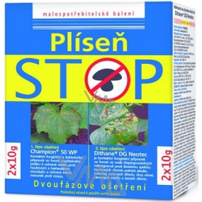 Plíseň Stop přípravek na ochranu rostlin 2 x 10 g