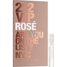 Carolina Herrera 212 VIP Rosé parfémovaná voda pro ženy 1,5 ml s rozprašovačem, vialka