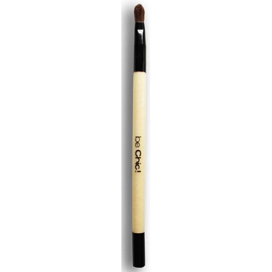 Be Chic! Professional White B 06 kosmetický štětec na oči kulatý s přírodními vlasy poníka 17 cm