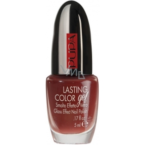 Pupa Lasting Color gelový lak na nehty 101 Oxblood Red 5 ml