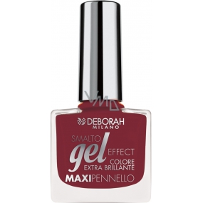 Deborah Milano Gel Effect Nail Enamel gelový lak na nehty 55 Red Sari 11 ml