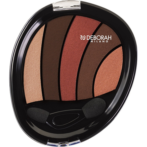 Deborah Milano Perfect Smokey Eye Palette paletka 5ti očních stínů 07 Saffron 5 g