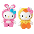 Hello Kitty plyšová hračka v oblečku 15 cm různé druhy