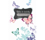Ditipo Relax do kabelky Motýl zápisník 15 x 10,5 cm