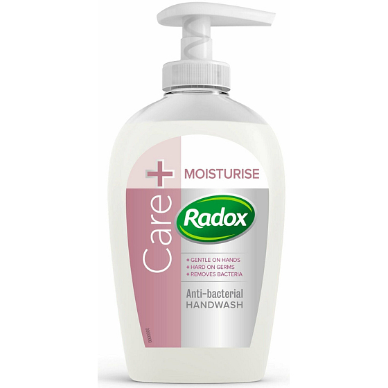 Radox Care & Moisture hydratační antibakteriální tekuté mýdlo dávkovač 250 ml