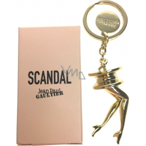 DÁREK Jean Paul Gaultier Scandal Key Ring přívěsek na klíče zlatý 8,5 x 3 cm V hodnotě 200 Kč