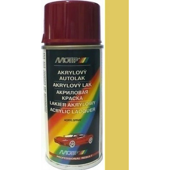 Motip Škoda Akrylový autolak sprej SD 6520 Žlutá safari 150 ml