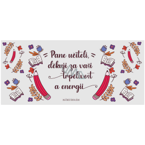 Bohemia Gifts Mléčná čokoláda Děkuji pane učiteli 100 g