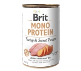 Brit Mono Protein Krocan se sladkými brambory 100% čistý krůtí protein kompletní krmivo pro psy 400 g