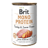 Brit Mono Protein Krocan se sladkými brambory 100% čistý krůtí protein kompletní krmivo pro psy 400 g