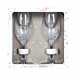 Albi Svatební skleničky na sekt 2 x 140 ml