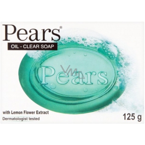 Pears Lemon Green toaletní glycerínové mýdlo 125 g
