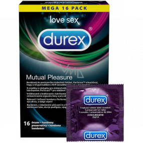 Durex Mutual Pleasure kondom nominální šířka: 56 mm 16 kusů