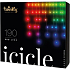 Twinkly Icicle Multi Color chytrá světýlka 190 kusů ovládaná prostřednictvím aplikace barevná 5 m