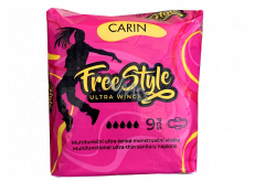 Carin Ultra Wings Free Style hygienické vložky 9 kusů