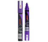Uni Mitsubishi Chalk Marker křídový popisovač fialový 1,8-2,5 mm, PWE-5M