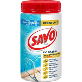 Savo Maxi 3v1 chlorové tablety komplex do bazénu dezinfekce 0,76 kg