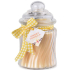 Emocio Sweet Vanilla - Sladká vanilka vonná svíčka sklo se skleněným víčkem 76 x 125 mm 485 g